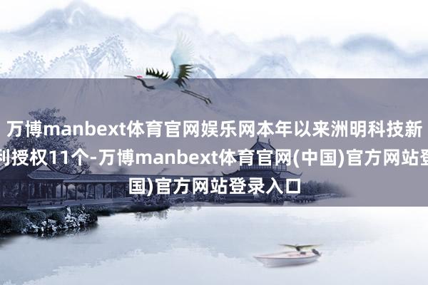 万博manbext体育官网娱乐网本年以来洲明科技新获取专利授权11个-万博manbext体育官网(中国)官方网站登录入口