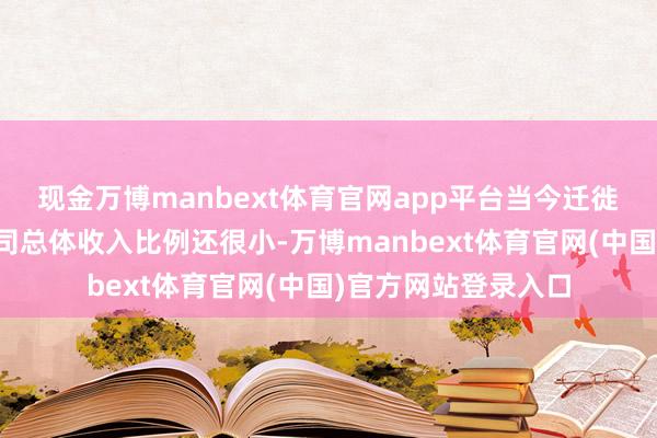 现金万博manbext体育官网app平台当今迁徙空调销售收入占公司总体收入比例还很小-万博manbext体育官网(中国)官方网站登录入口